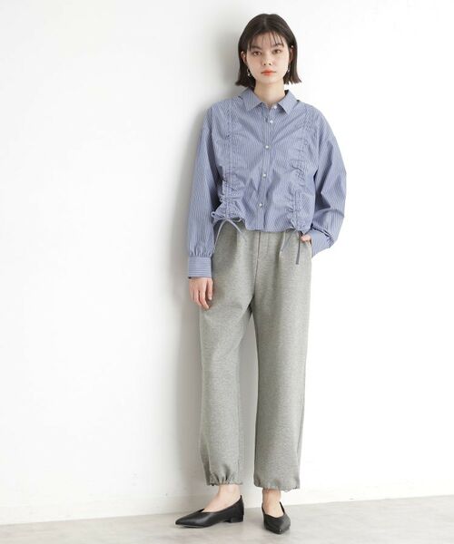 THE SHOP TK / ザ ショップ ティーケー パンツ | スウェットワイドパンツ【洗える】 | 詳細9