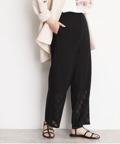 THE SHOP TK / ザ ショップ ティーケー パンツ | レースワイドパンツ【洗濯機OK】