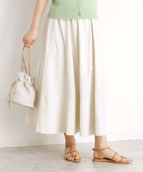 THE SHOP TK / ザ ショップ ティーケー ロング・マキシ丈スカート | フレアスカート【洗える】 | 詳細1