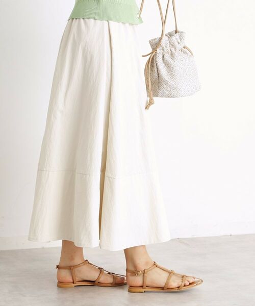 THE SHOP TK / ザ ショップ ティーケー ロング・マキシ丈スカート | フレアスカート【洗える】 | 詳細2