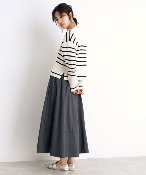 THE SHOP TK / ザ ショップ ティーケー ロング・マキシ丈スカート | フレアスカート【洗える】 | 詳細7