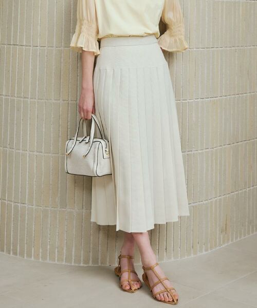 THE SHOP TK / ザ ショップ ティーケー ロング・マキシ丈スカート | パナマメッシュスカート | 詳細1