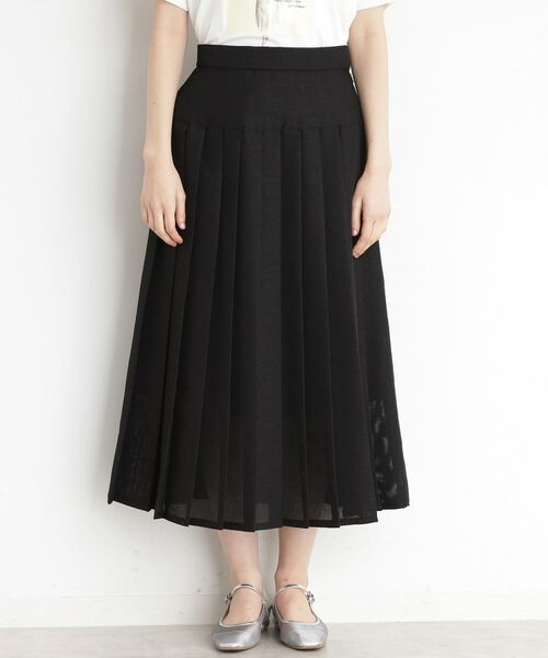 THE SHOP TK / ザ ショップ ティーケー ロング・マキシ丈スカート | パナマメッシュスカート | 詳細10