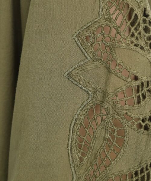 THE SHOP TK / ザ ショップ ティーケー シャツ・ブラウス | 袖刺繍コットンブラウス【洗える】 | 詳細12