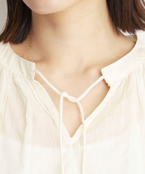 THE SHOP TK / ザ ショップ ティーケー シャツ・ブラウス | 袖刺繍コットンブラウス【洗える】 | 詳細16