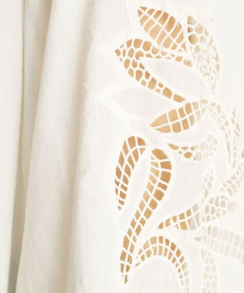 THE SHOP TK / ザ ショップ ティーケー シャツ・ブラウス | 袖刺繍コットンブラウス【洗える】 | 詳細4