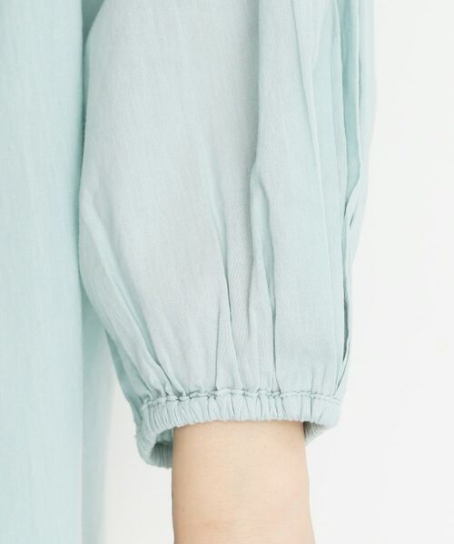 THE SHOP TK / ザ ショップ ティーケー シャツ・ブラウス | コットンシャーリングブラウス【洗える】 | 詳細18