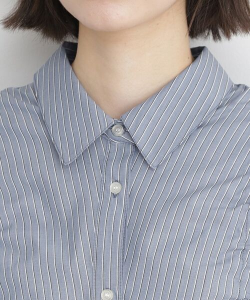 THE SHOP TK / ザ ショップ ティーケー シャツ・ブラウス | リボンギャザーシャツ【洗濯機OK】 | 詳細12