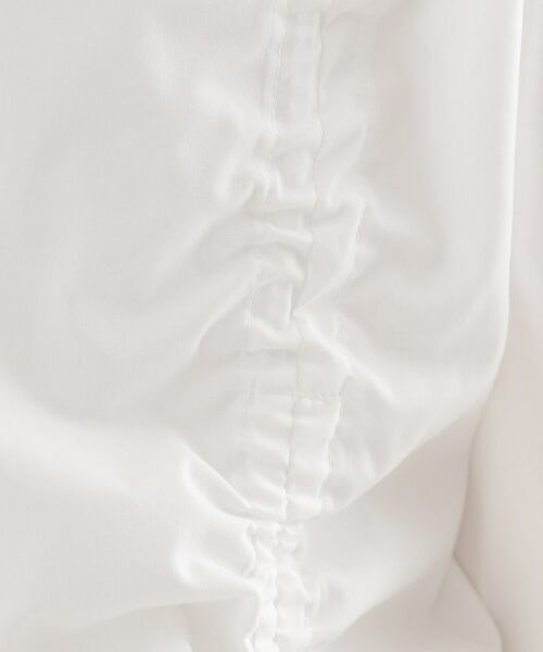 THE SHOP TK / ザ ショップ ティーケー シャツ・ブラウス | リボンギャザーシャツ【洗濯機OK】 | 詳細4