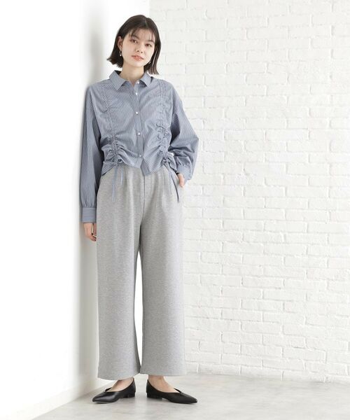 THE SHOP TK / ザ ショップ ティーケー シャツ・ブラウス | リボンギャザーシャツ【洗濯機OK】 | 詳細6