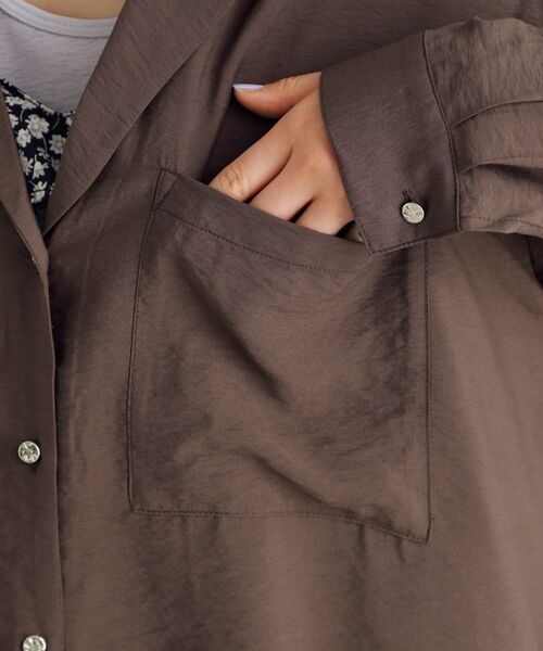 THE SHOP TK / ザ ショップ ティーケー シャツ・ブラウス | テーラードカラーシャツ【洗える】 | 詳細14