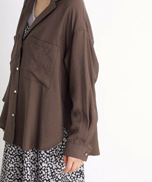 THE SHOP TK / ザ ショップ ティーケー シャツ・ブラウス | テーラードカラーシャツ【洗える】 | 詳細15