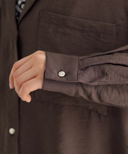 THE SHOP TK / ザ ショップ ティーケー シャツ・ブラウス | テーラードカラーシャツ【洗える】 | 詳細16