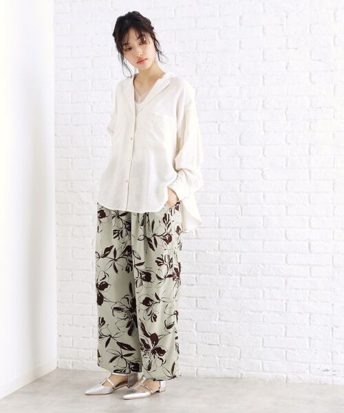 THE SHOP TK / ザ ショップ ティーケー シャツ・ブラウス | テーラードカラーシャツ【洗える】 | 詳細2