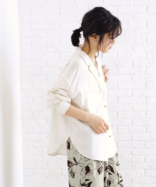 THE SHOP TK / ザ ショップ ティーケー シャツ・ブラウス | テーラードカラーシャツ【洗える】 | 詳細3