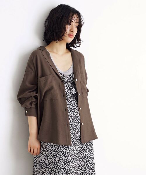 THE SHOP TK / ザ ショップ ティーケー シャツ・ブラウス | テーラードカラーシャツ【洗える】 | 詳細6