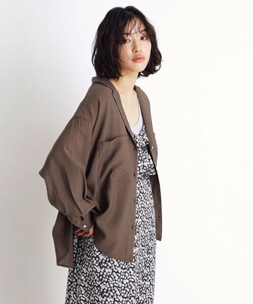 THE SHOP TK / ザ ショップ ティーケー シャツ・ブラウス | テーラードカラーシャツ【洗える】 | 詳細7