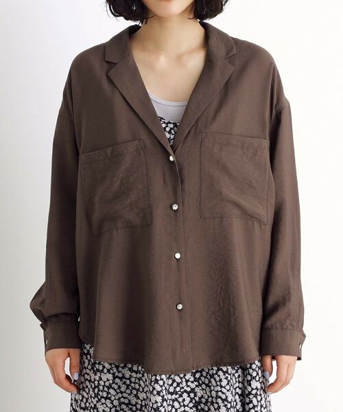 THE SHOP TK / ザ ショップ ティーケー シャツ・ブラウス | テーラードカラーシャツ【洗える】 | 詳細9