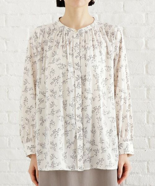 THE SHOP TK / ザ ショップ ティーケー シャツ・ブラウス | 【通勤/セレモニー】ヴィンテージサテンブラウス/洗える | 詳細12