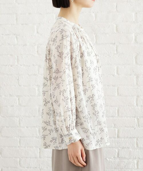 THE SHOP TK / ザ ショップ ティーケー シャツ・ブラウス | 【通勤/セレモニー】ヴィンテージサテンブラウス/洗える | 詳細13