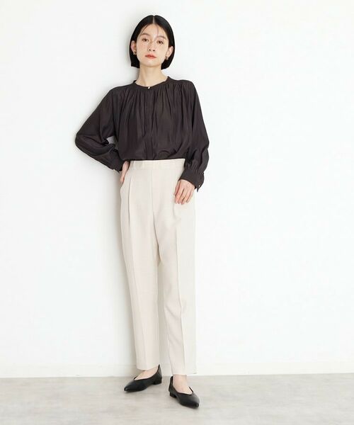 THE SHOP TK / ザ ショップ ティーケー シャツ・ブラウス | 【通勤/セレモニー】ヴィンテージサテンブラウス/洗える | 詳細6