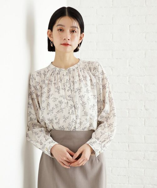 THE SHOP TK/ザ ショップ ティーケー 【通勤/セレモニー】ヴィンテージサテンブラウス/洗える アイボリー(104) 12(M) THE SHOP TK/ザ ショップ ティーケー 【通勤/セレモニー】ヴィンテージサテンブラウス/洗える アイボリー(104) 12(M)