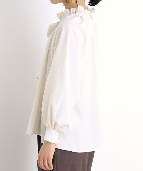 THE SHOP TK / ザ ショップ ティーケー シャツ・ブラウス | 【セレモニー/通勤/新生活】リボンボウタイブラウス/洗える | 詳細5