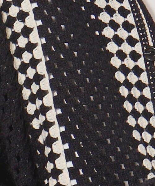 THE SHOP TK / ザ ショップ ティーケー カーディガン・ボレロ | クロシェ編み風ニットカーディガン | 詳細14