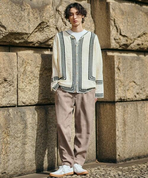 THE SHOP TK / ザ ショップ ティーケー カーディガン・ボレロ | クロシェ編み風ニットカーディガン | 詳細2