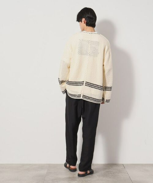 THE SHOP TK / ザ ショップ ティーケー カーディガン・ボレロ | クロシェ編み風ニットカーディガン | 詳細4