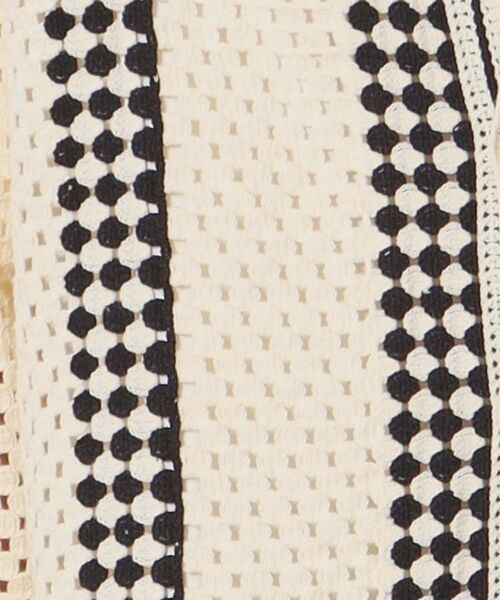 THE SHOP TK / ザ ショップ ティーケー カーディガン・ボレロ | クロシェ編み風ニットカーディガン | 詳細8