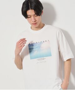 THE SHOP TK / ザ ショップ ティーケー カットソー | 【Begin6月号掲載】オーガニックコットンプリント半袖Tシャツ