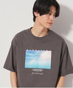 THE SHOP TK / ザ ショップ ティーケー カットソー | 【Begin6月号掲載】オーガニックコットンプリント半袖Tシャツ
