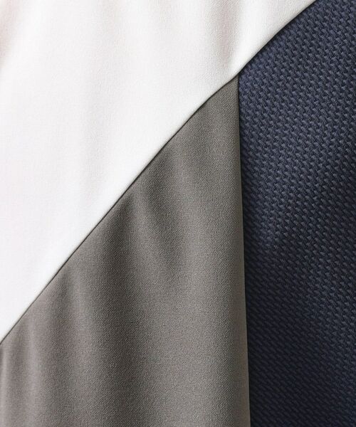 THE SHOP TK / ザ ショップ ティーケー カットソー | アムンゼン異素材切替半袖Tシャツ | 詳細8