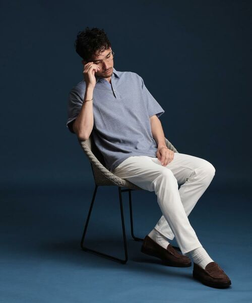 THE SHOP TK / ザ ショップ ティーケー ポロシャツ | シャンブレーカノコスキッパーポロシャツ | 詳細11