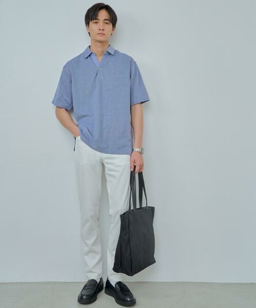 THE SHOP TK / ザ ショップ ティーケー ポロシャツ | シャンブレーカノコスキッパーポロシャツ | 詳細13