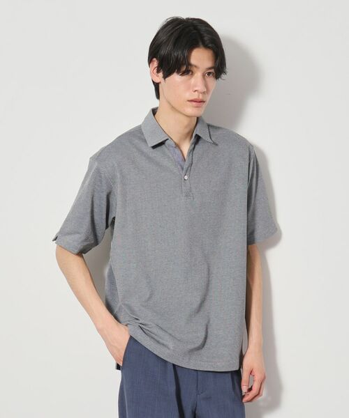 THE SHOP TK / ザ ショップ ティーケー ポロシャツ | シャンブレーカノコスキッパーポロシャツ | 詳細15
