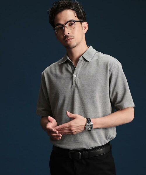 THE SHOP TK / ザ ショップ ティーケー ポロシャツ | シャンブレーカノコスキッパーポロシャツ | 詳細2