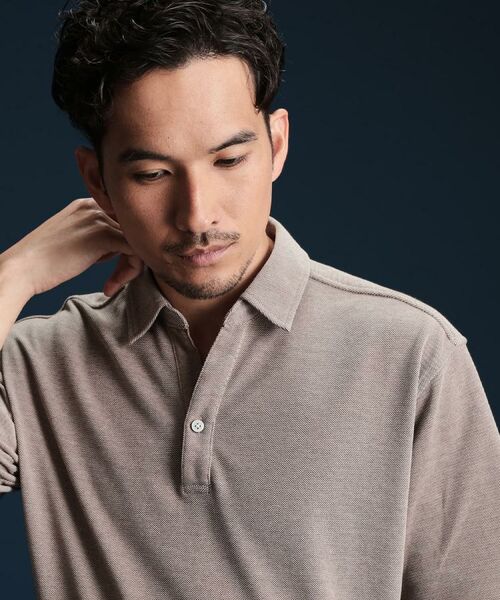THE SHOP TK / ザ ショップ ティーケー ポロシャツ | シャンブレーカノコスキッパーポロシャツ | 詳細4