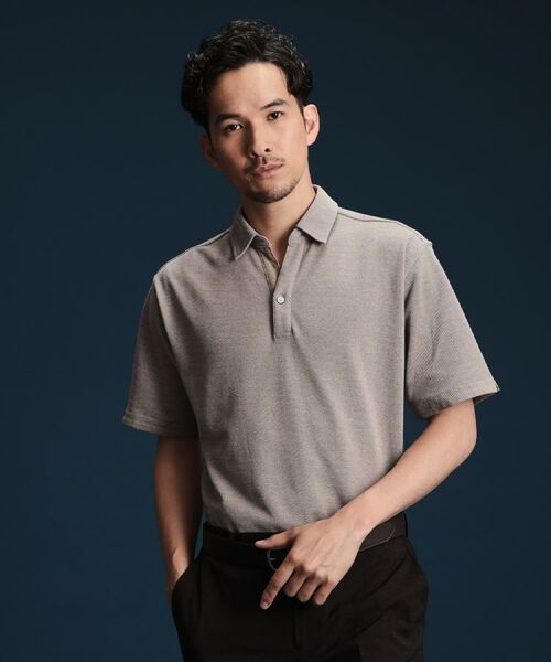 THE SHOP TK / ザ ショップ ティーケー ポロシャツ | シャンブレーカノコスキッパーポロシャツ | 詳細5