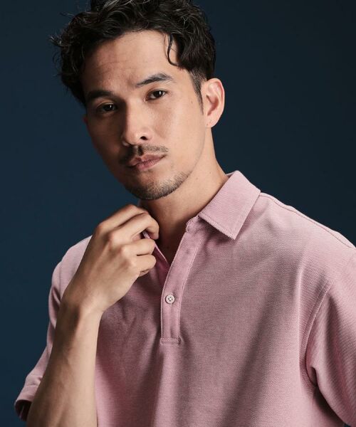 THE SHOP TK / ザ ショップ ティーケー ポロシャツ | シャンブレーカノコスキッパーポロシャツ | 詳細7