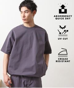 THE SHOP TK / ザ ショップ ティーケー Tシャツ | パーフェクテックスピンドル半袖Tシャツ【セットアップ可/吸水速乾/UVカット/アンチピリング】