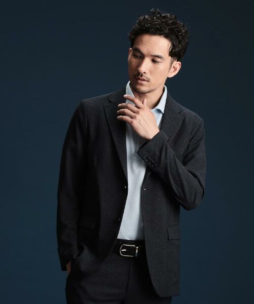 THE SHOP TK / ザ ショップ ティーケー テーラードジャケット | AVANT AIR メッシュジャケット セットアップ可 ／ 洗える ／ ストレッチ ／ シワになりにくい | 詳細14