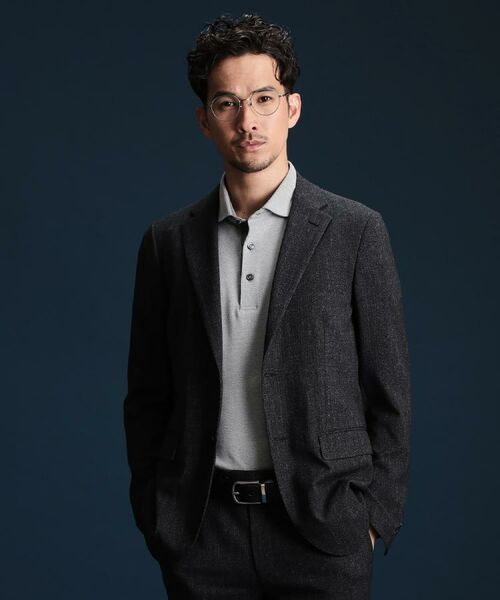 THE SHOP TK / ザ ショップ ティーケー テーラードジャケット | AVANT AIR メッシュジャケット セットアップ可 ／ 洗える ／ ストレッチ ／ シワになりにくい | 詳細2