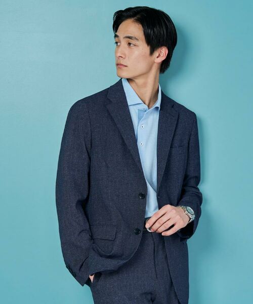 THE SHOP TK / ザ ショップ ティーケー テーラードジャケット | AVANT AIR メッシュジャケット セットアップ可 ／ 洗える ／ ストレッチ ／ シワになりにくい | 詳細20