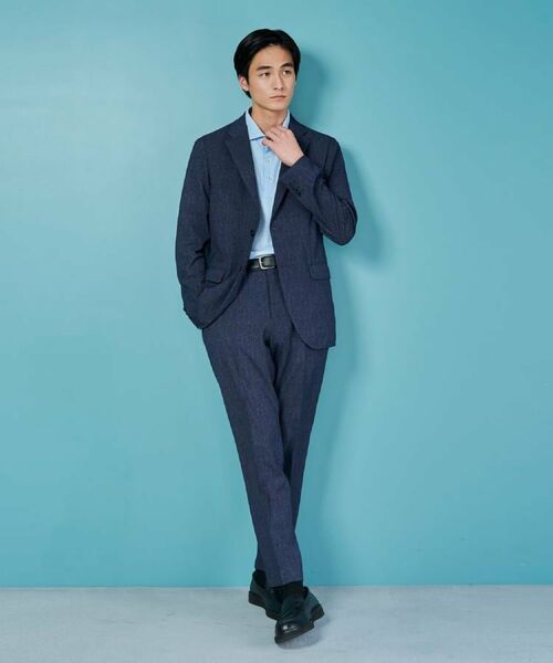 THE SHOP TK / ザ ショップ ティーケー テーラードジャケット | AVANT AIR メッシュジャケット セットアップ可 ／ 洗える ／ ストレッチ ／ シワになりにくい | 詳細22