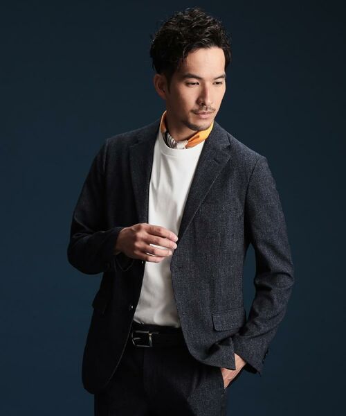 THE SHOP TK / ザ ショップ ティーケー テーラードジャケット | AVANT AIR メッシュジャケット セットアップ可 ／ 洗える ／ ストレッチ ／ シワになりにくい | 詳細9