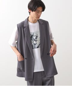 THE SHOP TK / ザ ショップ ティーケー ベスト | ダブルジレ【セットアップ可/洗濯機OK】