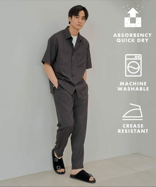 THE SHOP TK / ザ ショップ ティーケー パンツ | ドライポリイージーパンツ セットアップ可/吸水速乾/軽量 | 詳細11