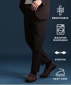 THE SHOP TK / ザ ショップ ティーケー パンツ | ライトドッツスラックス【セットアップ可/洗濯機OK】